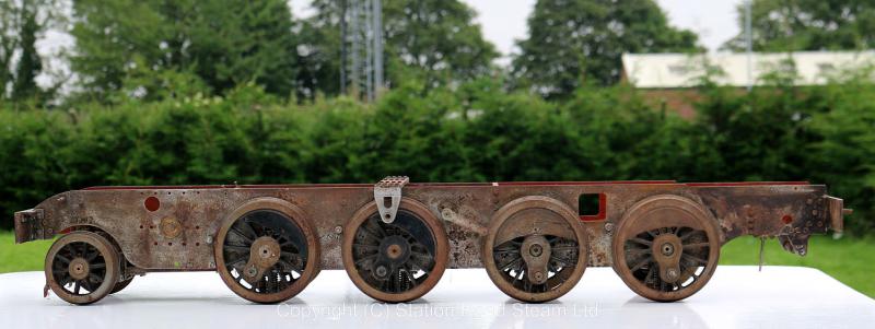 5 inch gauge part-built LNER 2-8-0, commercial boiler