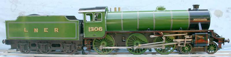 5 inch gauge LNER B1 apple green livery