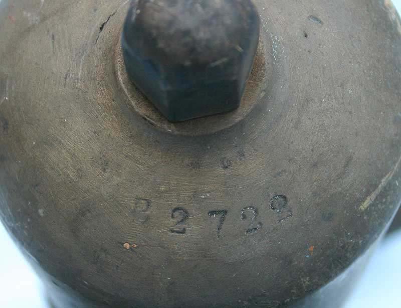 Large diameter GWR whistle, ex-loco condition with elbow