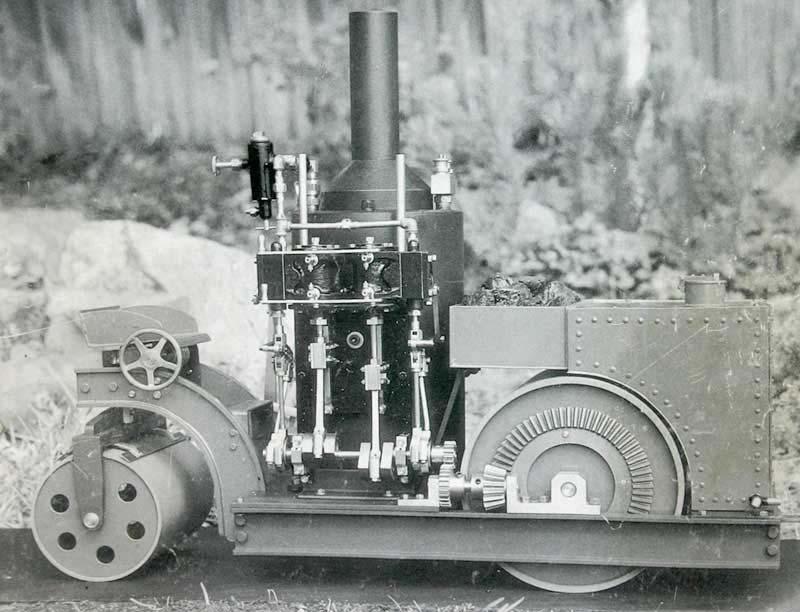 Part-built Bill Harris design steam roller