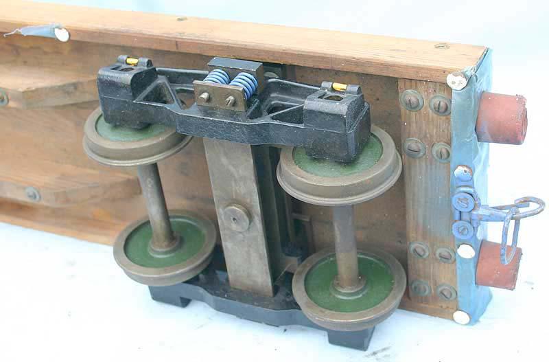 3 1/2 inch gauge hand braked driving trolley