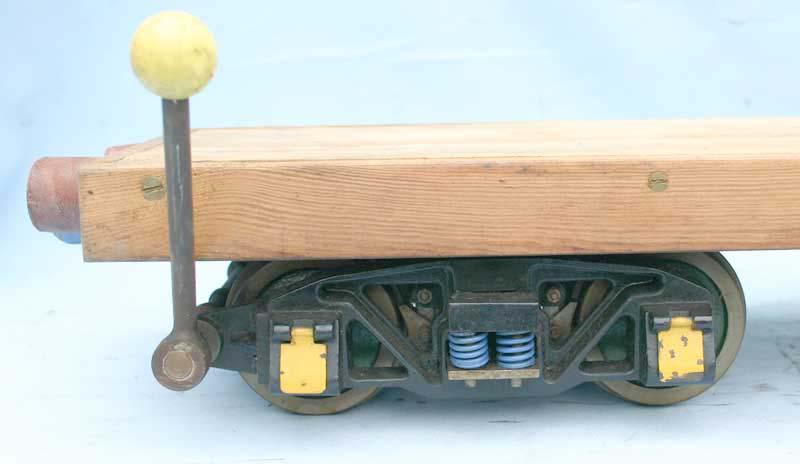 3 1/2 inch gauge hand braked driving trolley