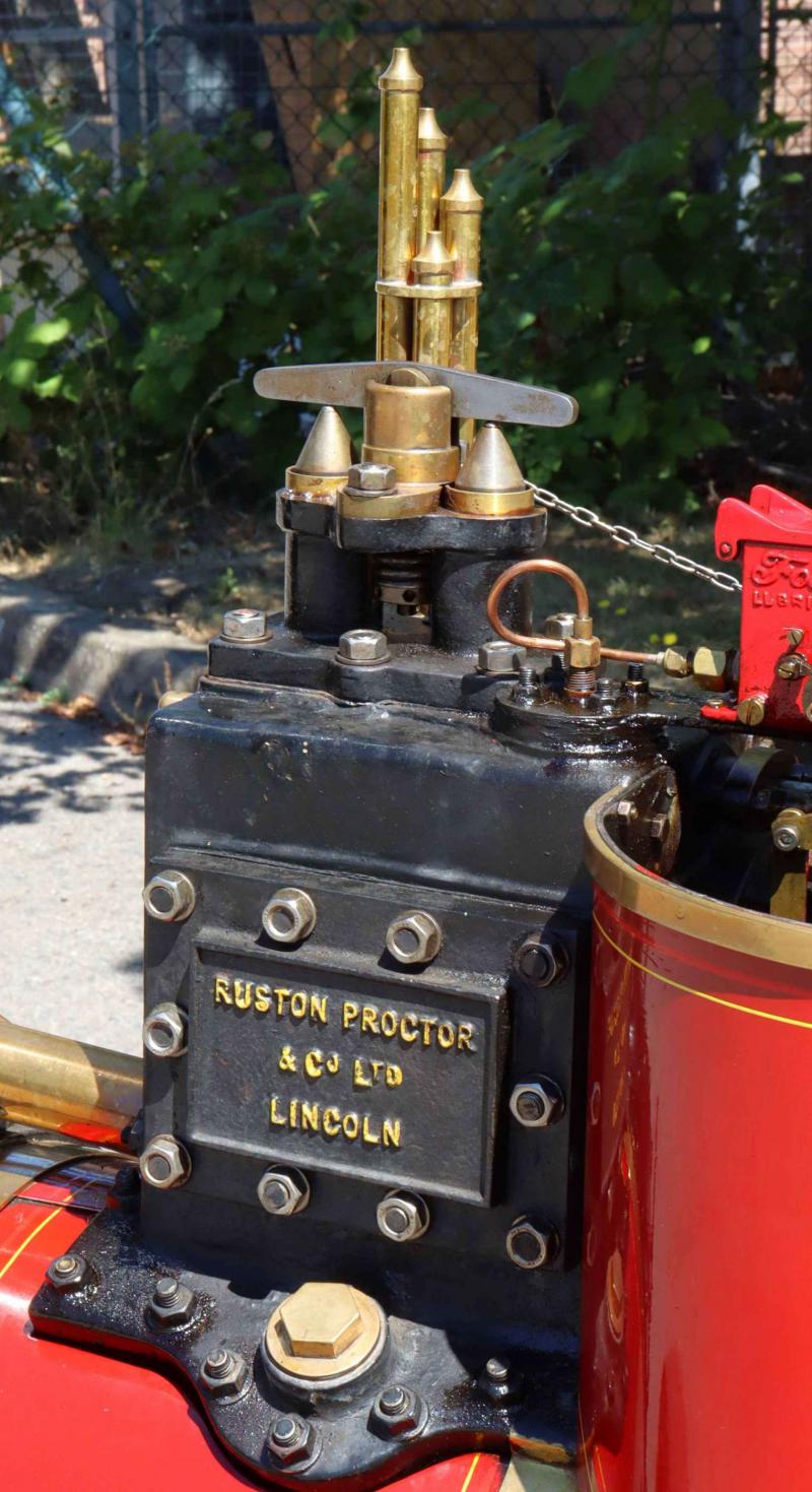 6 inch scale Ruston Proctor SD steam tractor