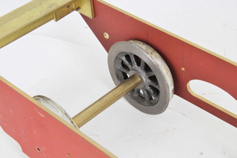 3 1/2 inch gauge part-built display model Britannia chassis
