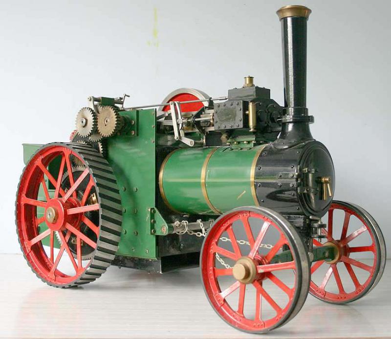 1 1/4 inch scale freelance twin cylinder traction engine