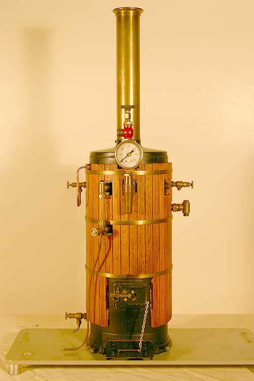 Cheddar 5 inch coal-fired test boiler