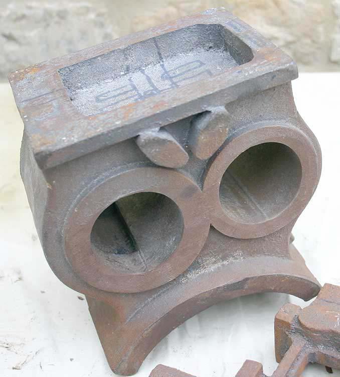 3 inch scale Fowler cylinder block casting