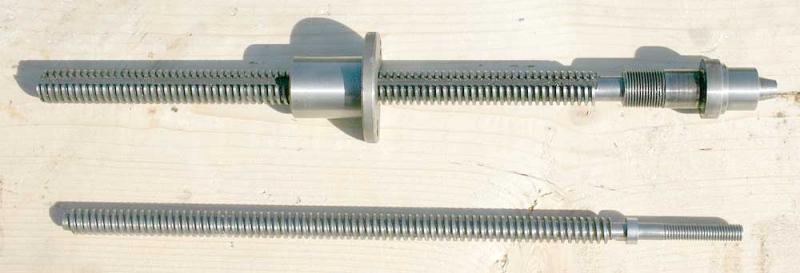 Myford ML7 top slide screw & cross slide screw