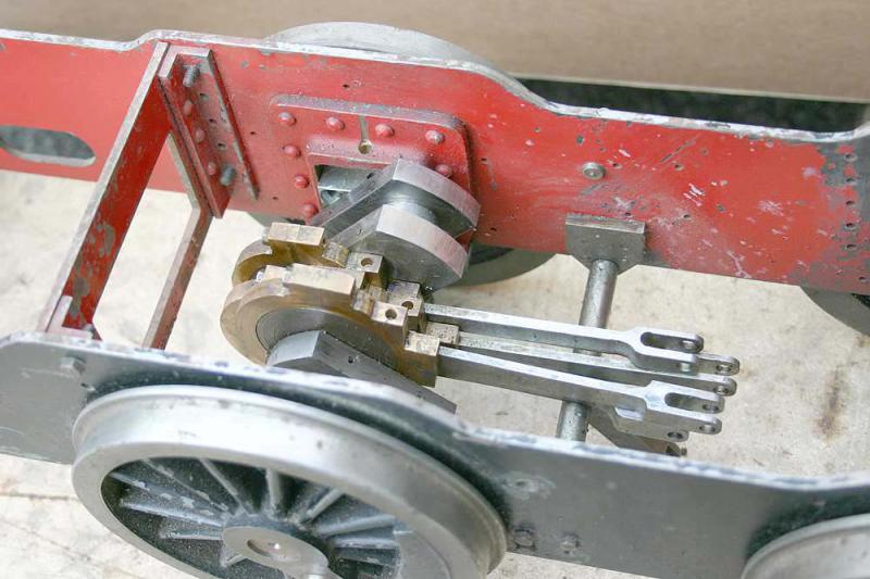 Part-built rolling chassis and castings for 5 inch gauge 