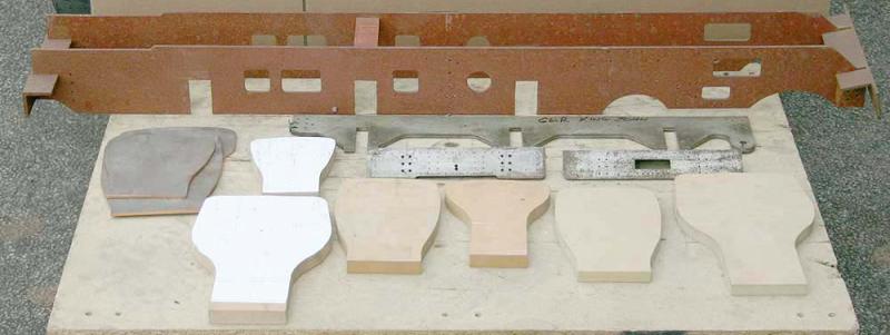 Frames and castings for 5 inch gauge 