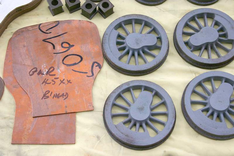 Castings and boiler material for 5 inch gauge 