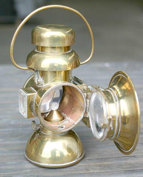 Pair 4 inch scale traction engine lamps