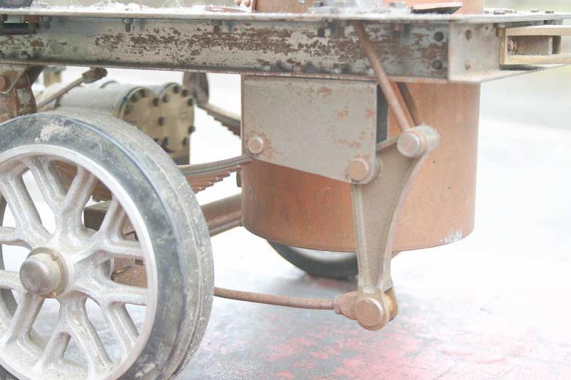 Part-built 2 inch Clayton undertype steam wagon