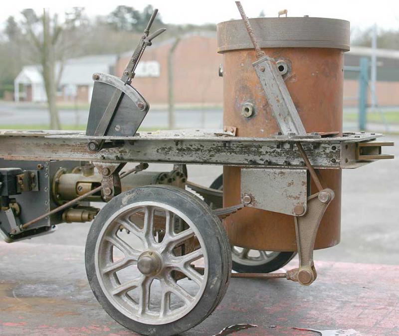 Part-built 2 inch Clayton undertype steam wagon