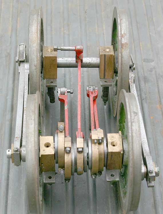 Dismantled 3 1/2 inch gauge Maisie