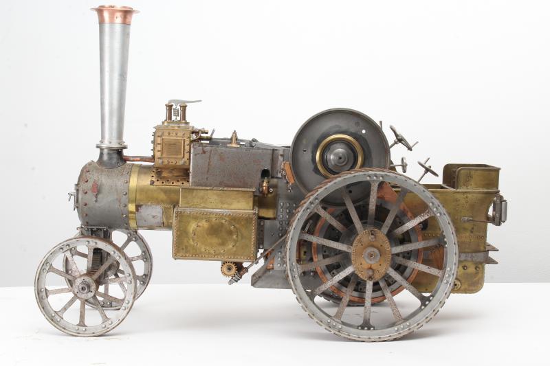 2 inch scale Burrell Gold Medal DCC steam tractor