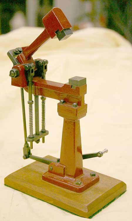 Model foot operated hammer