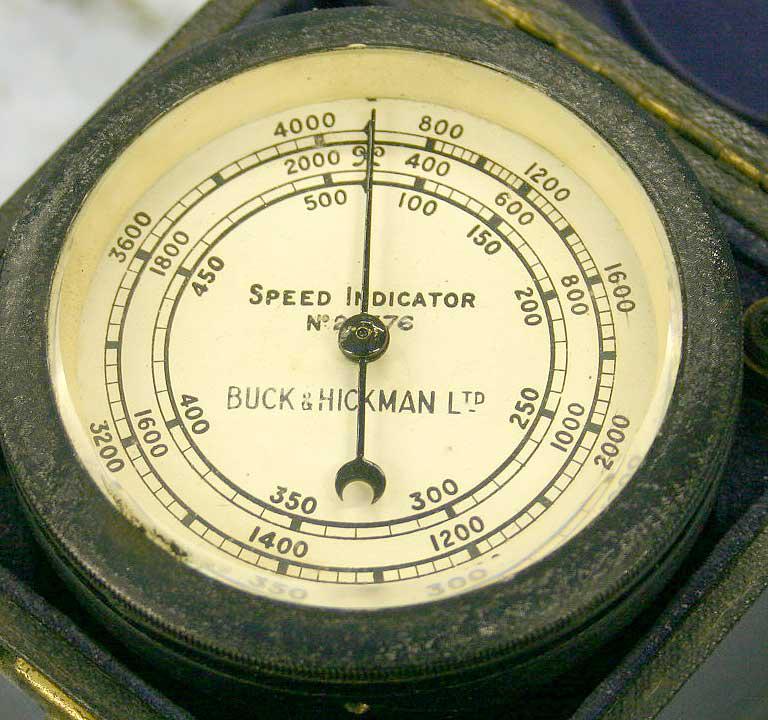 Buck & Hickman mechanical tachometer