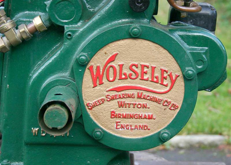 Wolseley 1 1/2 hp hopper cooled engine with Stuart pump