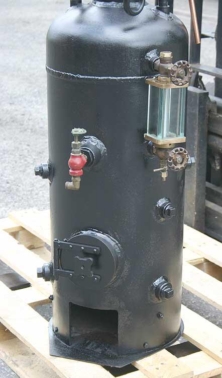 Vertical cross-tube coal-fired boiler