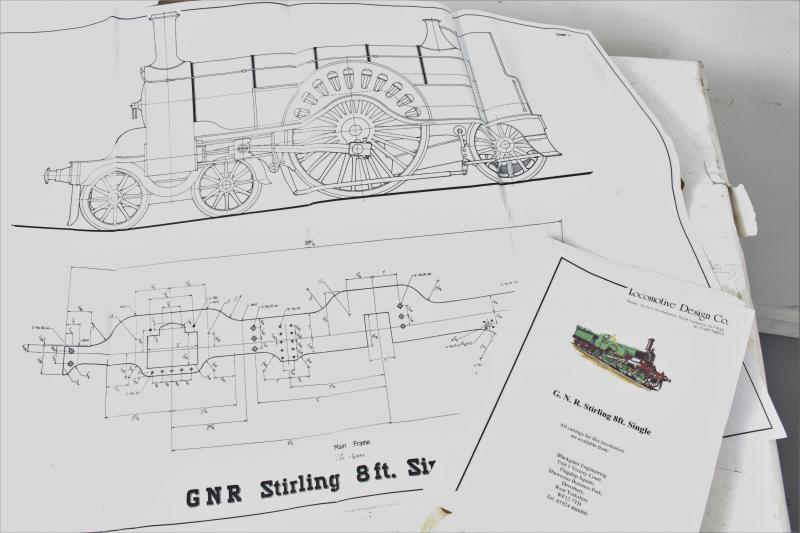 3 1/2 inch gauge GNR Stirling 8 foot single