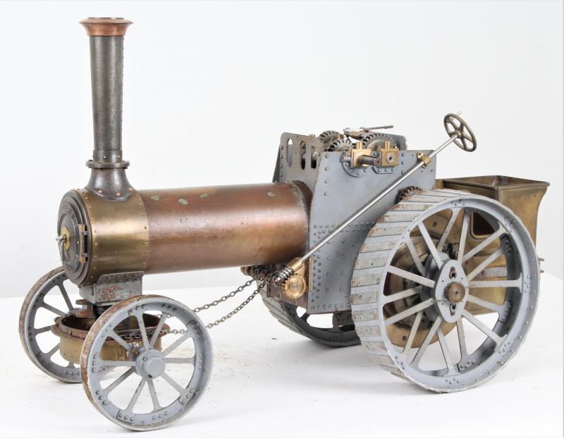 Part-built 1 1/2 inch scale Allchin agricultural engine