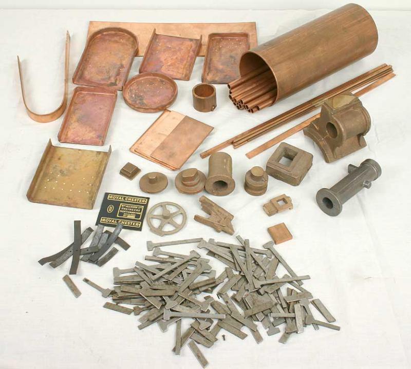 Parts and castings for 1 1/2 inch Allchin