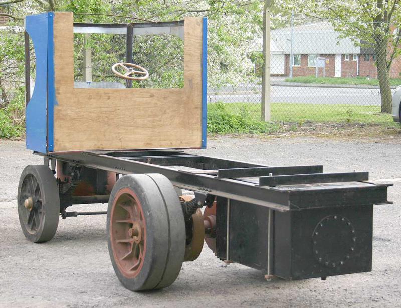 Part-built 6 inch scale Clayton lorry