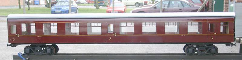 5 inch gauge LMS passenger coach