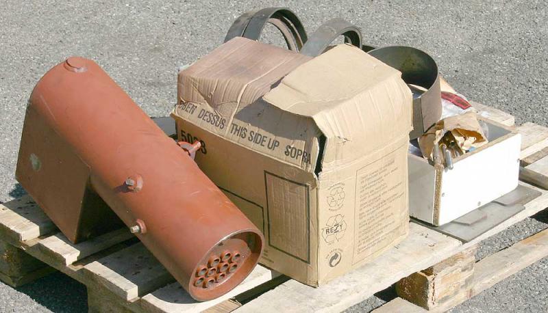 4 inch scale Ruston tractor boiler and parts