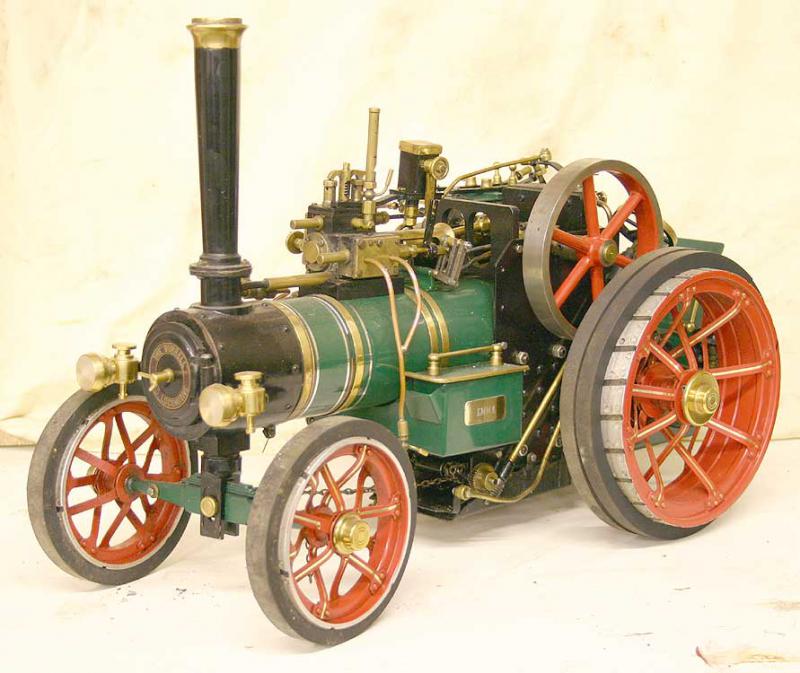 Markie traction engine with living van