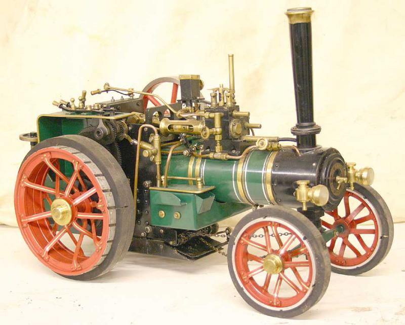 Markie traction engine with living van