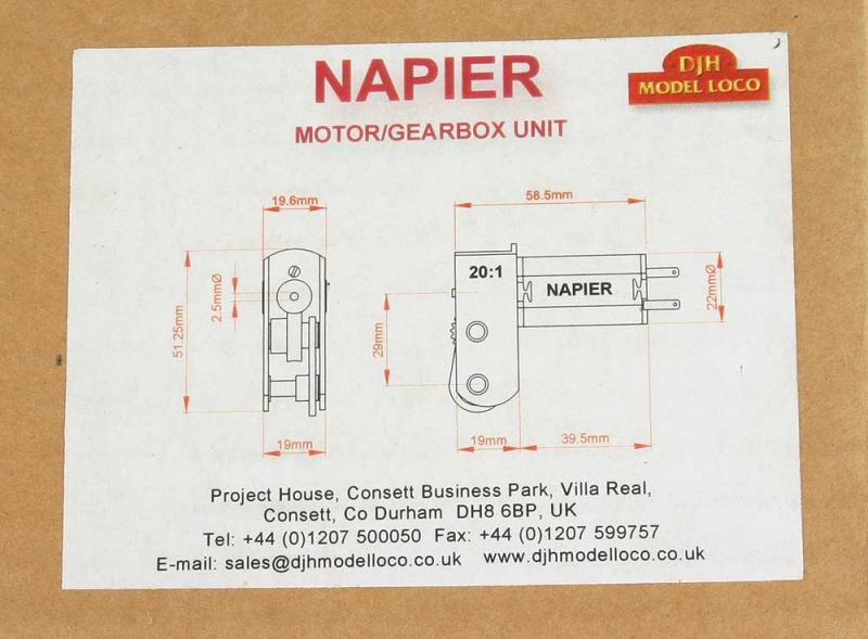 DJH Napier motor-gearbox unit