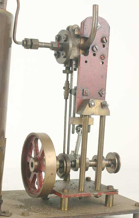 Model vertical engine with boiler