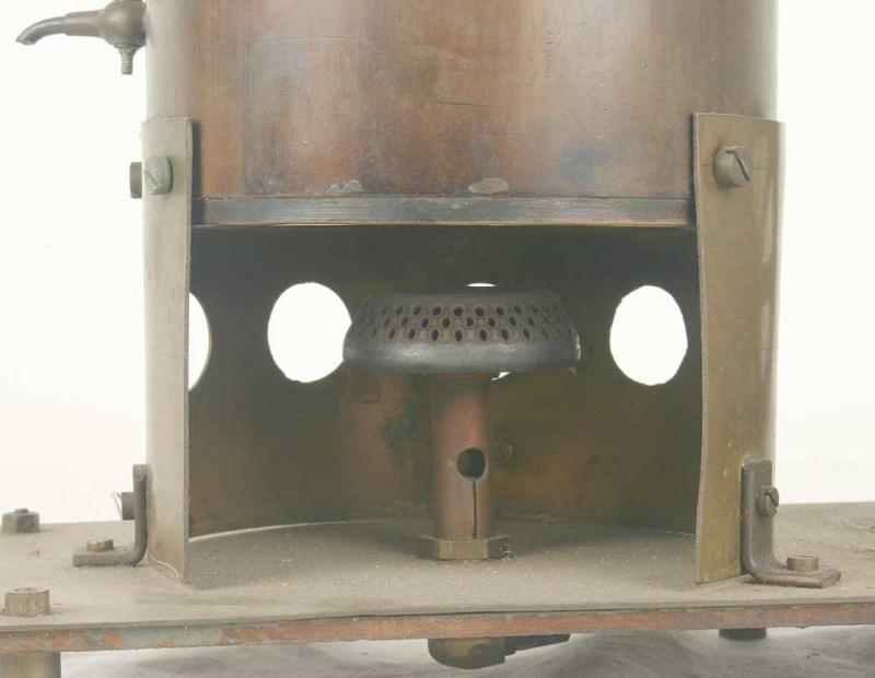 Model vertical engine with boiler
