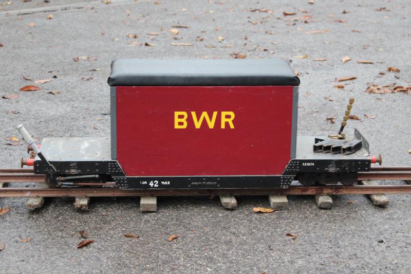 5 inch gauge "BWR" braked bogie wagon