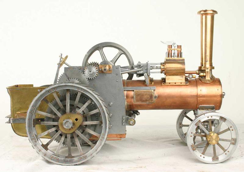 Part-built Minnie traction engine