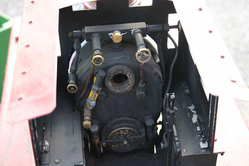 5 inch gauge US 4-4-0 part-dismantled