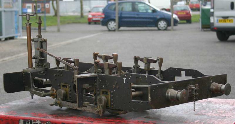 5 inch gauge Hunslet chassis, without cylinders