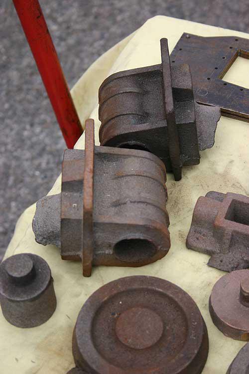 Set 5 inch gauge Hunslet castings with frames