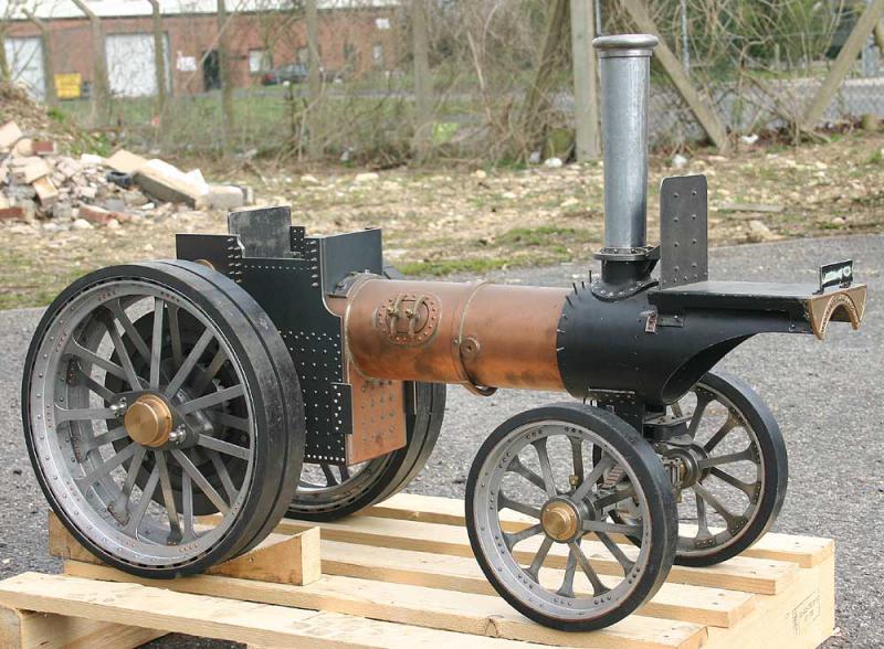 Part-built 2 inch scale Fowler Showmans engine
