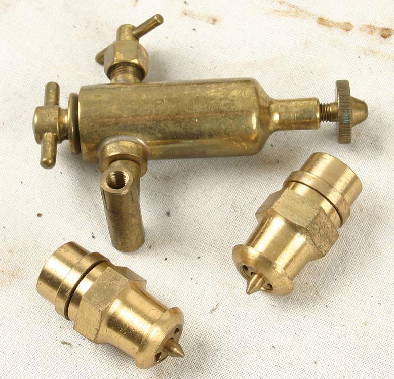 Assorted model boiler fittings, valves