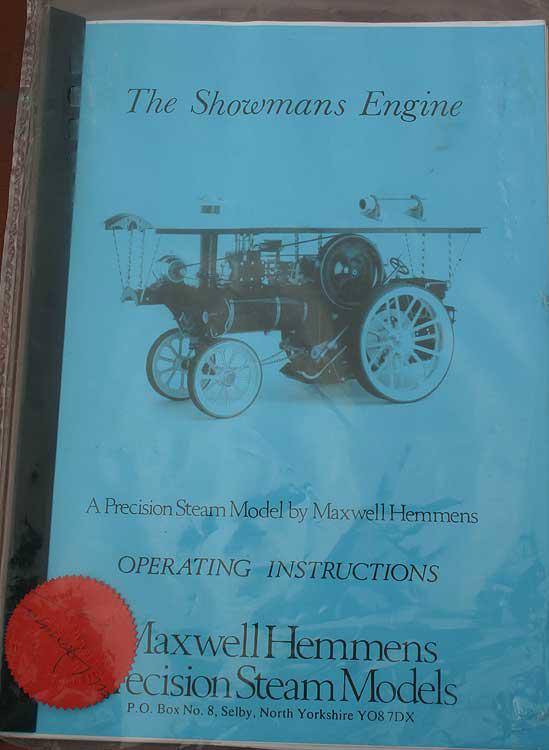 Maxwell Hemmens Showmans engine