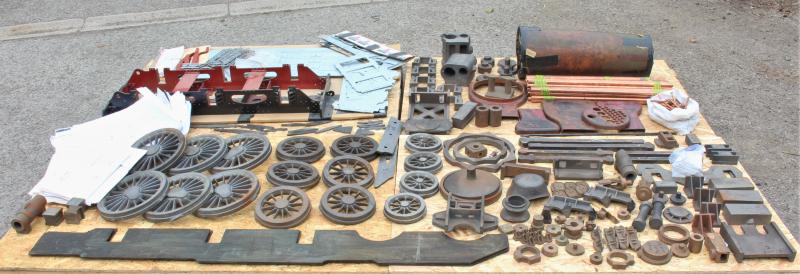 7 1/4 inch gauge LMS Black 5 parts & castings