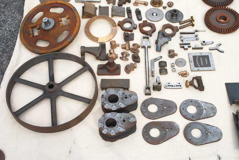 4 inch scale Foster parts, boiler & castings