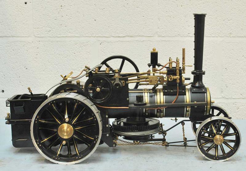 Markie ploughing engine gas-fired