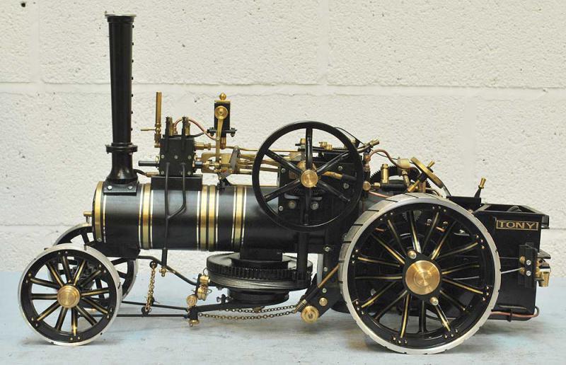 Markie ploughing engine gas-fired