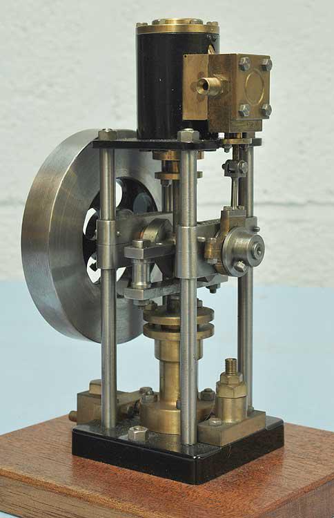 Scotch crank steam pump