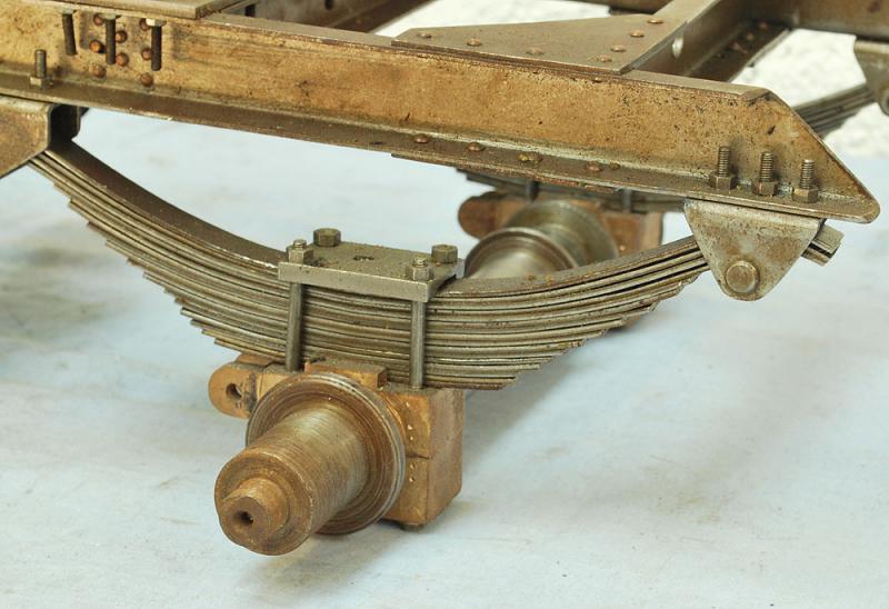 2 inch scale part-built Clayton wagon