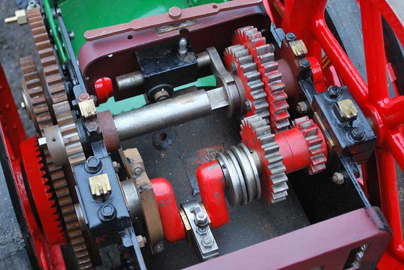part-built 4 inch scale Garrett traction engine